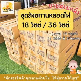 ขายส่งหลอดไฟสังฆทาน ยกลัง (บรรจุ 10 กล่อง)