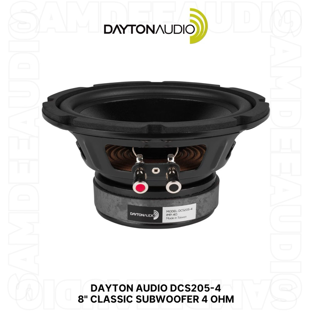 ราคาต่อ1ข้าง/Dayton Audio DCS205-4 8" Classic Subwoofer 4 Ohm