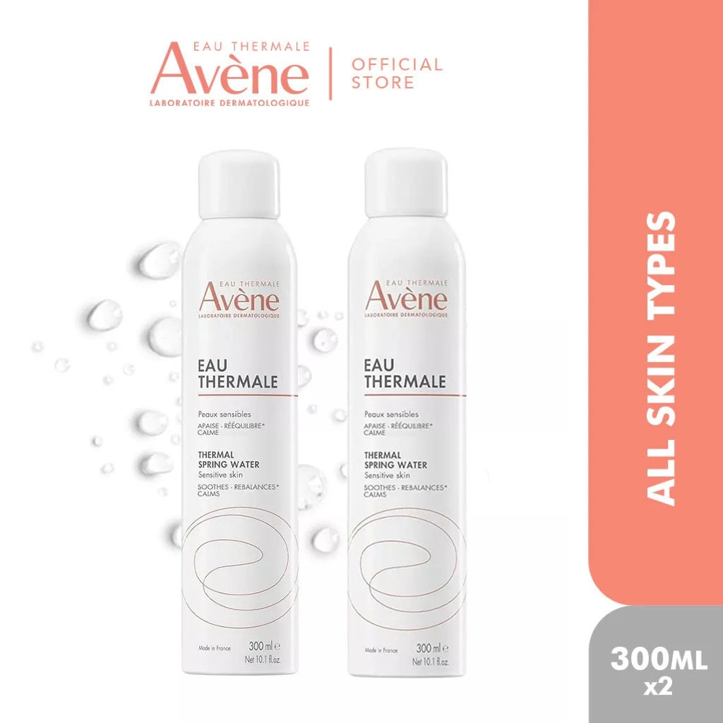 [ของแท้ 100%] Avene Thermal Spring Water 300ml อาเวน สเปรย์น้ำแร่ ปลอบประโลมผิว ลดระคายเคือง ผิวแพ้ง