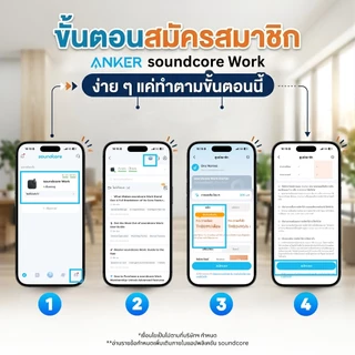 [64GB Upgrade] ANKER Soundcore Work เครื่องบันทึกเสียง Al Voice Recorder Coin แม่นยำสูง 97% อุปกรณ์จดบันทึก D3200