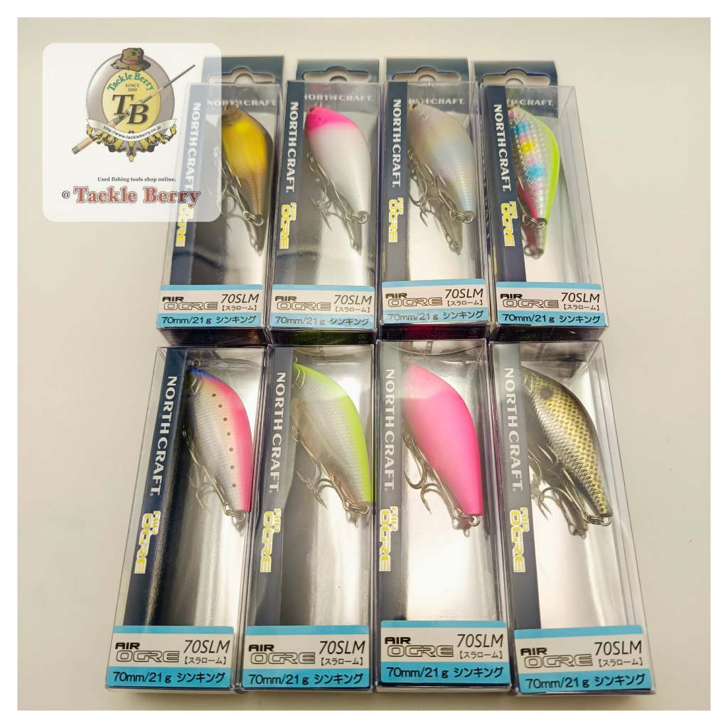 NORTH CRAFT AIR OGRE 70SLM / เหยื่อตกกะพง เก๋า ที่เด็ด งานบ่อหรือบุบเฟ่