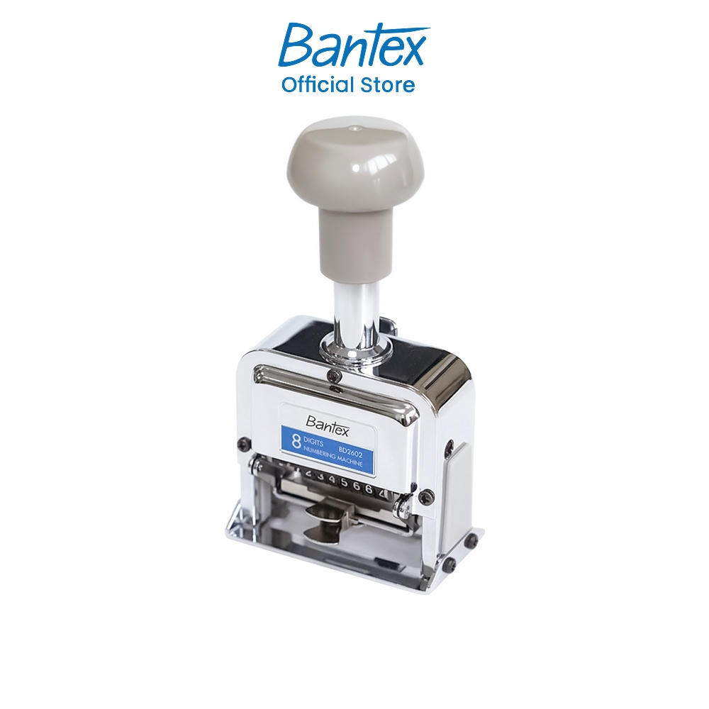 [ของแถมฟรี] Bantex เครื่องตีเบอร์ 6/7/8หลัก ฟรีหมึก เครื่องรันนัมเบอร์ รันตัวเลข Numbering Machine