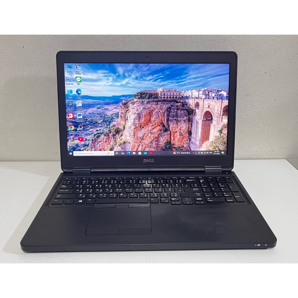 Dell โน๊ตบุ๊ค Notebook มือสอง Core i5 Gen5 Ram6G SSD 480G ฟรีเมาส์ไร้สาย