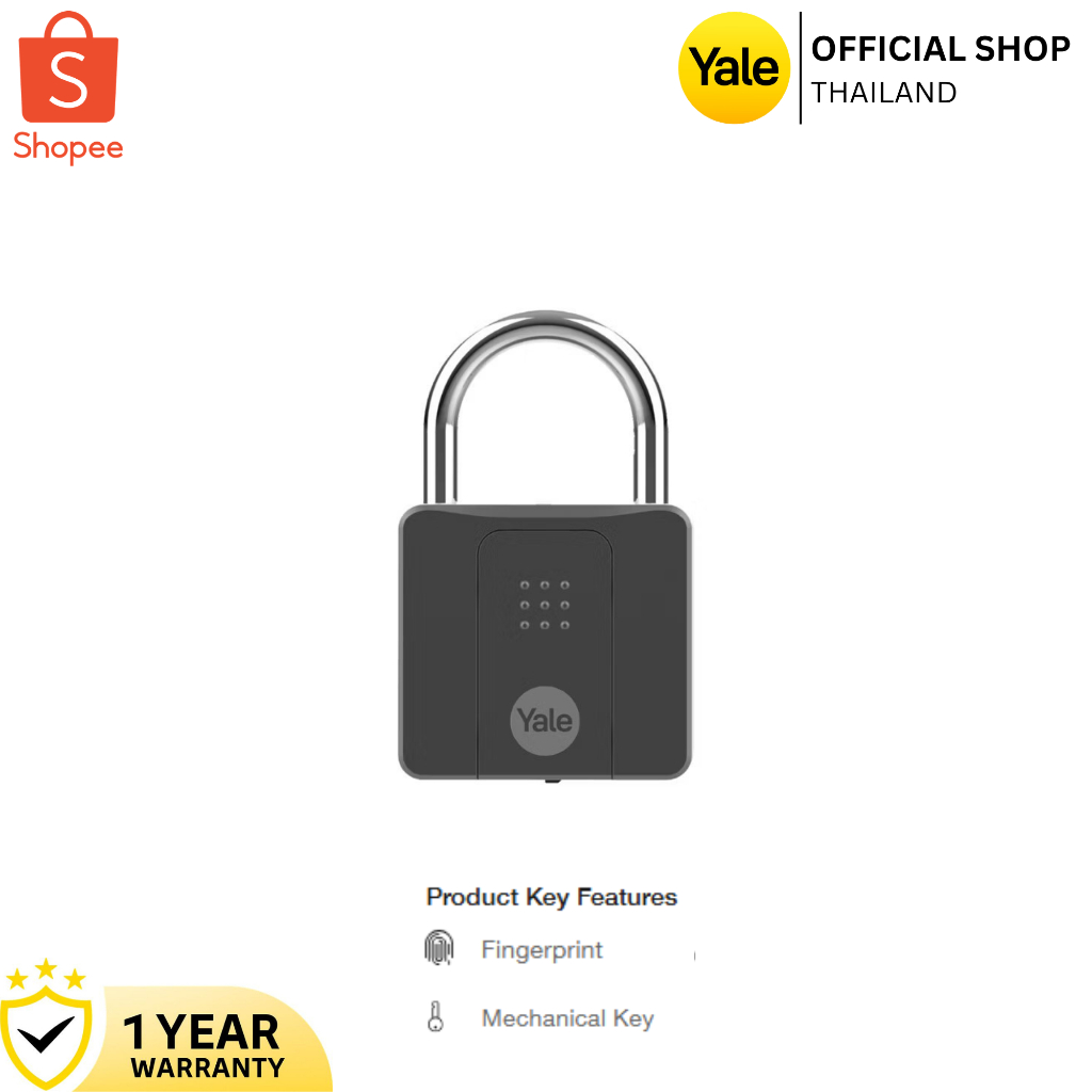 Yale Digital Padlock/เยล ดิจิตอล แพตล็อค L