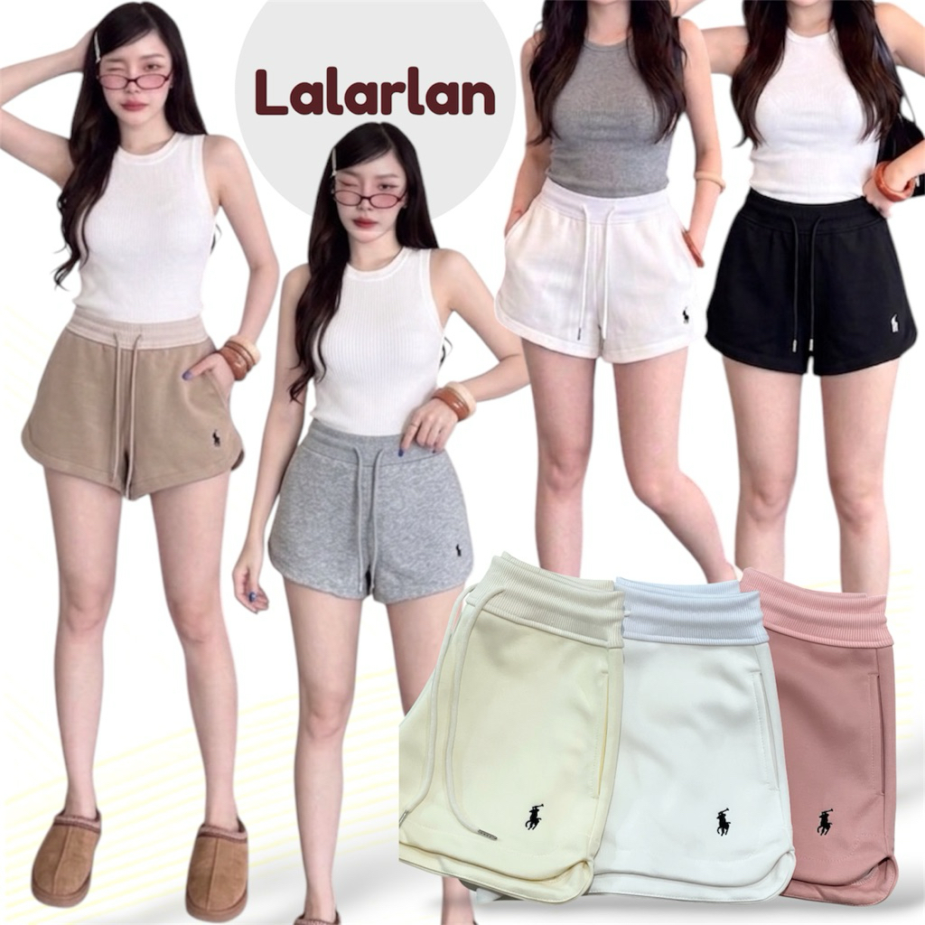 กางเกงขาสั้นปักม้า#L001