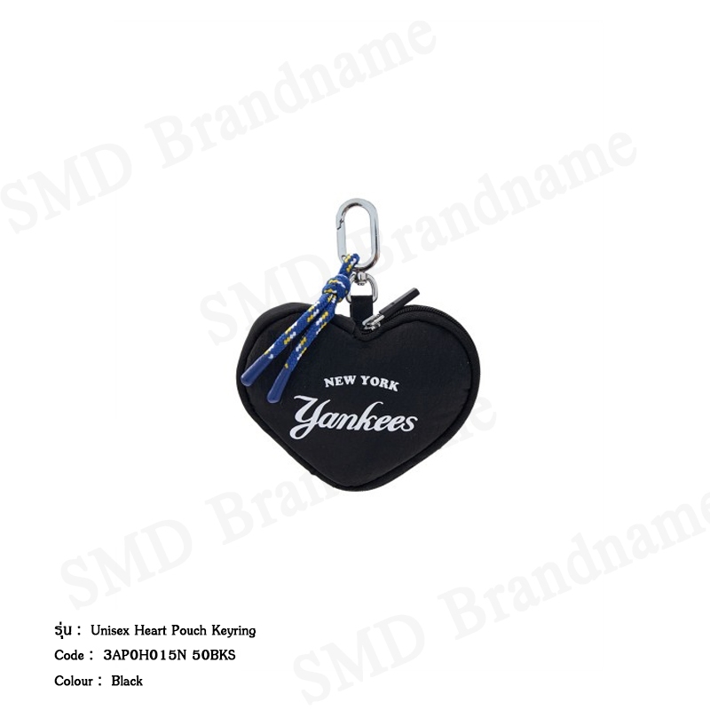 MLB พวงกุญแจ รุ่น Unisex Heart Pouch Keyring Code: 3APOH015N 50BKS