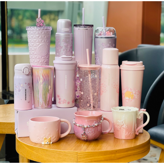 Starbucks China Online [ของแท้] สตาร์บัคส์ แก้วคอลเลคชั่นฤดูใบไม้ผลิ 2026