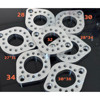 แป้นแปลงหัวฉีดใส่คาร์บู มีหลายขนาด แป้นแปลงฝา4วาล์ว แถมน็อต2…