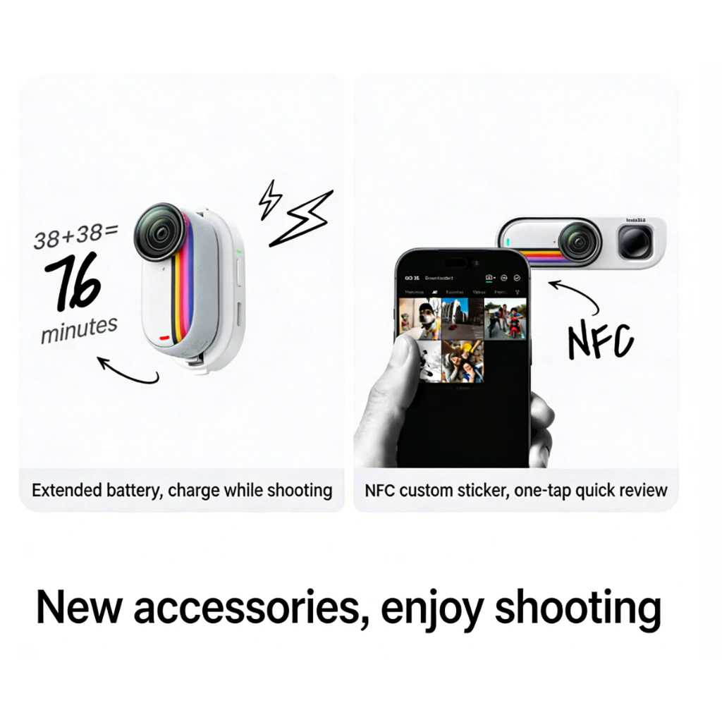 New Release Insta360 GO 3S Retro Bundle Special Edition 128GB Action Camera thumbnail 7