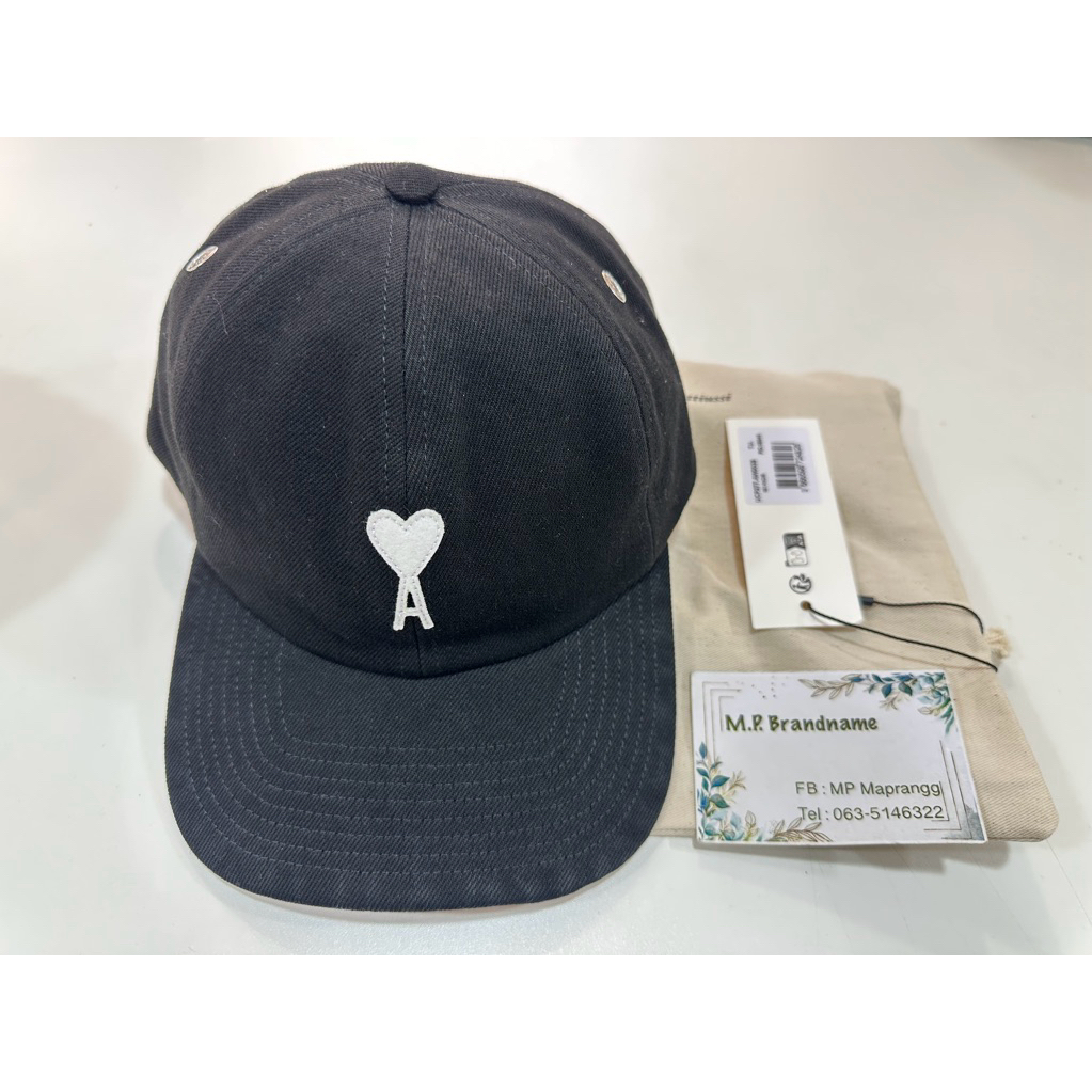 หมวก Ami de Coeur cap UCP264 สี Black ของแท้ 100