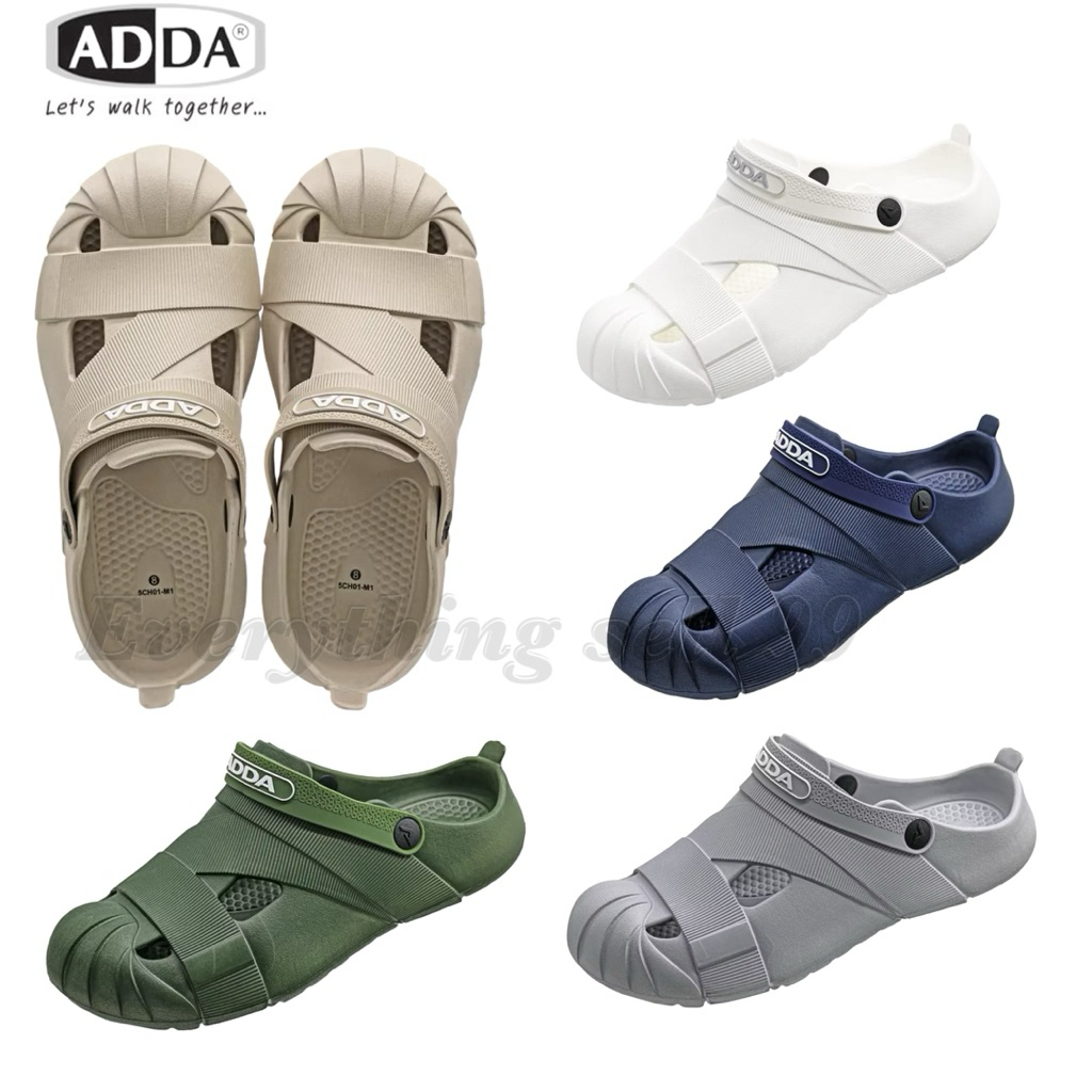 ADDA  รองเท้าแตะ รองเท้าลำลอง สำหรับผู้ชาย แบบสวม รุ่น  5CH01M1 (ไซส์ 7-10)
