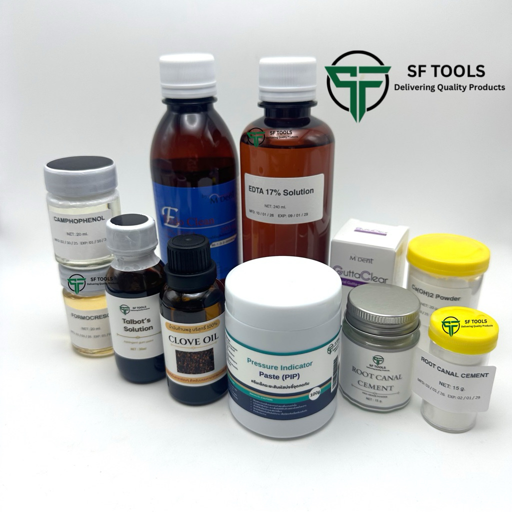 พร้อมส่ง วัสดุทันตกรรมทำฟันต่างๆ เช่น Pip, Talbot, Clove oil, cement