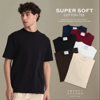 TWENTYSECOND เสื้อยืดแขนสั้น รุ่น The new Super Soft Cotton Tee (Relaxed Fit)