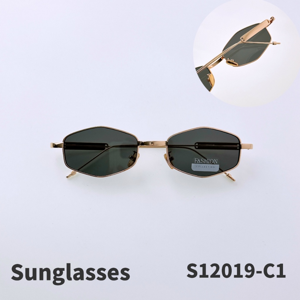KKR SUNGLASSES X FASHION แว่นตากันแดด S12019 เลนส์ป้องกันแสงUV วัสดุแข็งแรง ใส่ได้ทุกโอกาส มีบริการเก็บปลายทาง