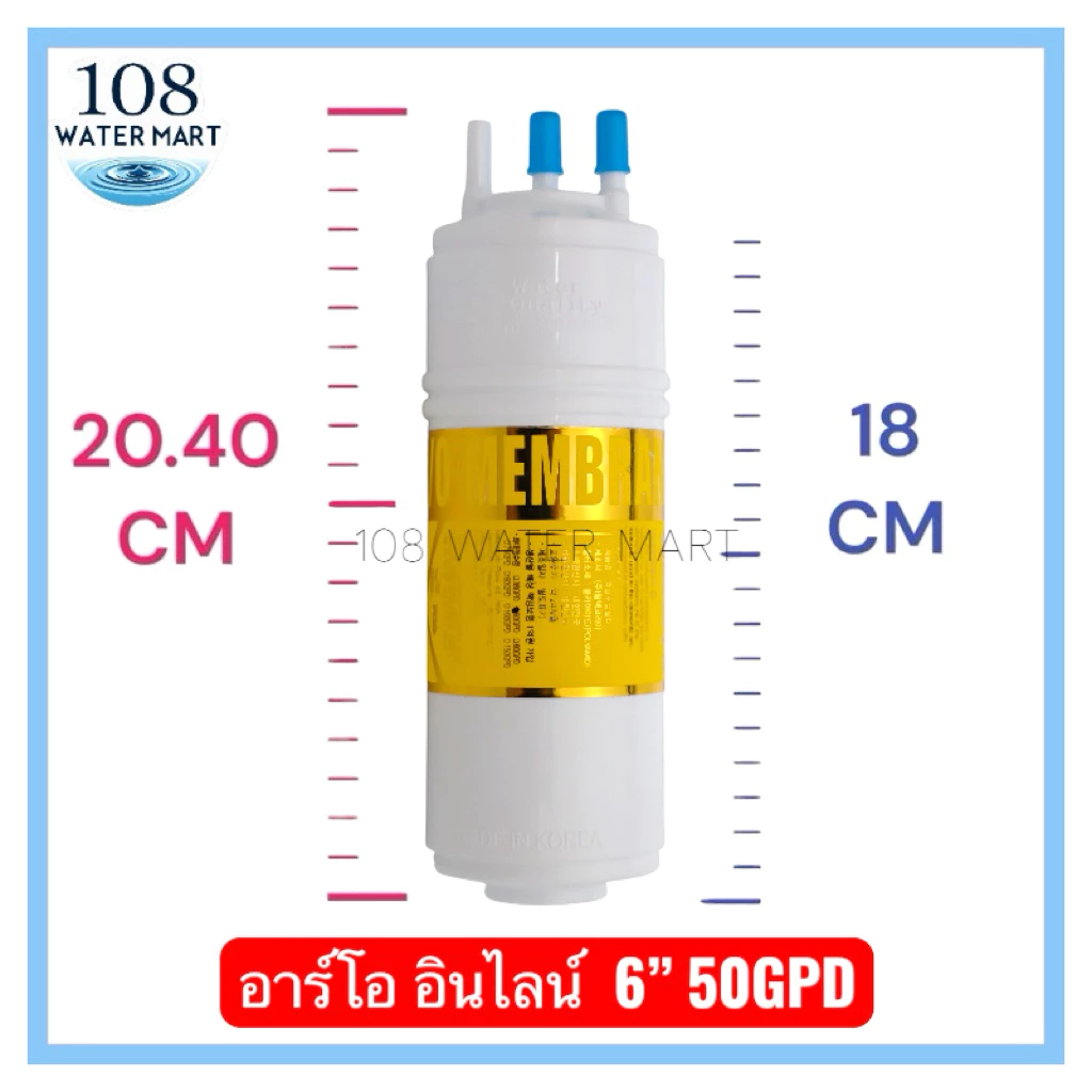 ชุดไส้กรองอินไลน์ 3 ชิ้น RO SCI Water สำหรับ Coway CHP-264L Neo Plus thumbnail 8