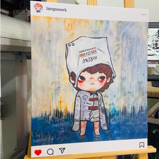 กรอบลอยแคนวาส เกรด A ขนาด 20x30 cm/30x40 cm (มีตัวเลือก)