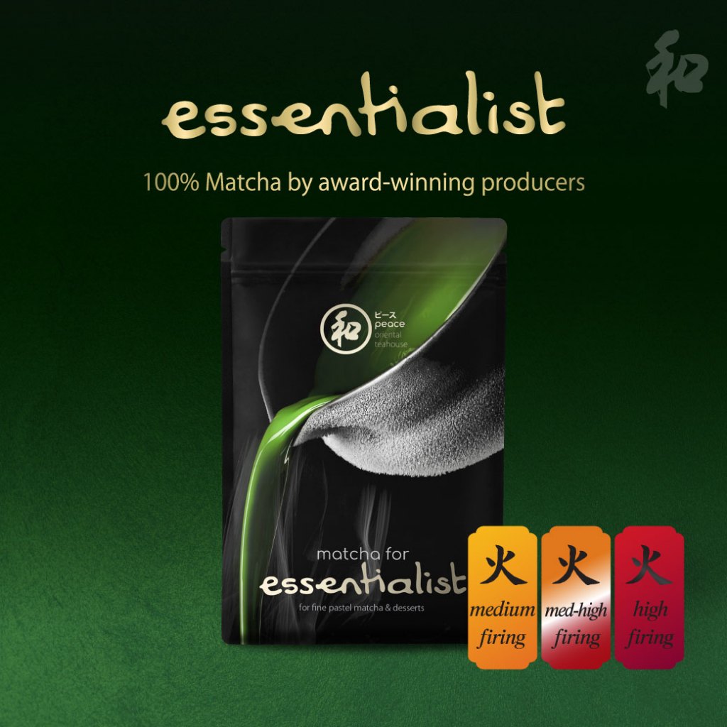 Peace 和 Essentialist Matcha 40g | ผงชาเขียวมัทฉะ 100%