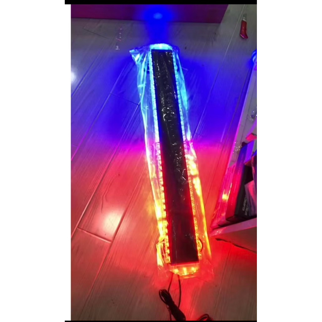 ไฟไซเรนไฟติดหลังคาหลอดLed125cm8ท่อน4หน้า12-24v