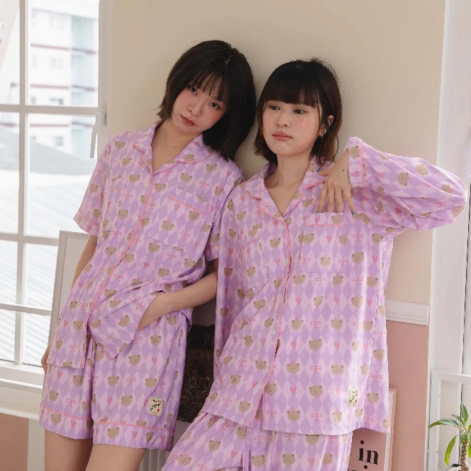 Sleepypie_toffee teddy pajamas set
