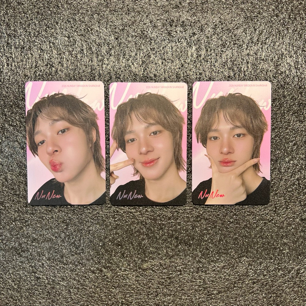 (พร้อมส่ง) NuNew Shanghai Fansign Photocard (Digital Sign)