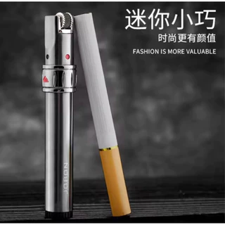 jobon lighter ไฟแช็ค ปรับหรี่ ปรับลอย สแตนเลสขนาดเล็กพกพาง่าย สวยมาก ไฟลอย เติมแก๊สได้ปรับได้ ไม่ระบุชื่อสินค้าหน้ากล่อง