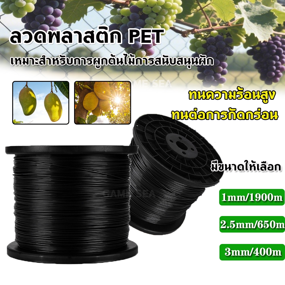 โควาน ลวดพลาสติก PET งานเกษตร ลวดดัดบอนไซ ลวดพลาสติก ลวดมัดต้นไม้ ลวดค้างผัก ลวดเคือบพลาสติก ลวดยกม้วน