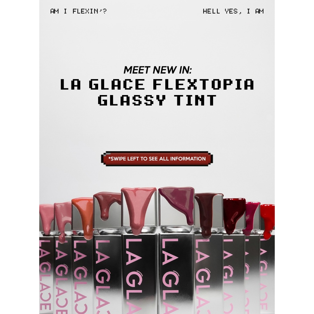 ถูก/แท้/มีไลฟ์ ลิป La Glace Flextopia Glassy Tint/Remover ลากลาส laglace ลิปทินท์ลากลาส ลิปทินท์รีมูฟเวอร์ ปากฉ่ำ ติดทน รูปที่ 2