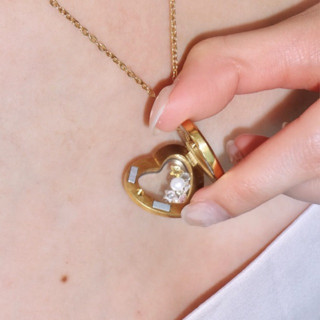nice try studio - Heartfill Necklace สร้อยคอล็อคเก็ตหัวใจ พล…