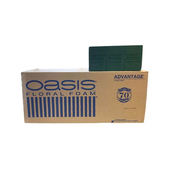 Oasis Advantage โฟมโอเอซิส  โฟมจัดดอกไม้ ราคาส่งถูกที่สุด ยกลัง 20 ชิ้น