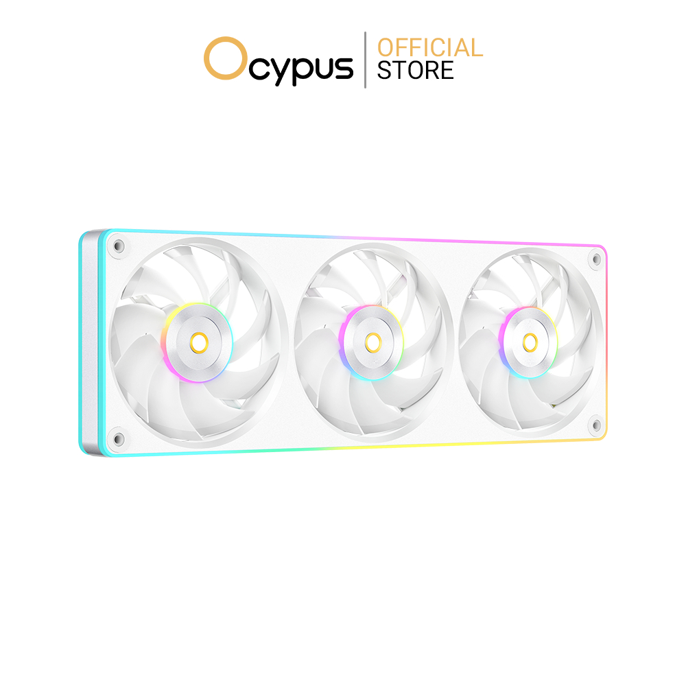 OCYPUS SIGMA F36 WHITE ARGB (COMPUTER FAN / พัดลมคอมพิวเตอร์)
