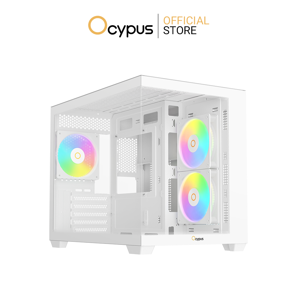 OCYPUS GAMMA C54 ARGB WHITE (COMPUTER CASE / เคสคอมพิวเตอร์)