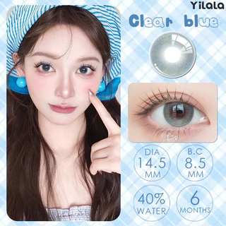 Colored contact lenses Yilala 💖 Big eye 💖 อมน้ำ40% แว่นสายตาสั้น0.00~-4.50 ทำให้ดวงตาของคุณใหญ่ และสว่า ง DIA14.0~14.5