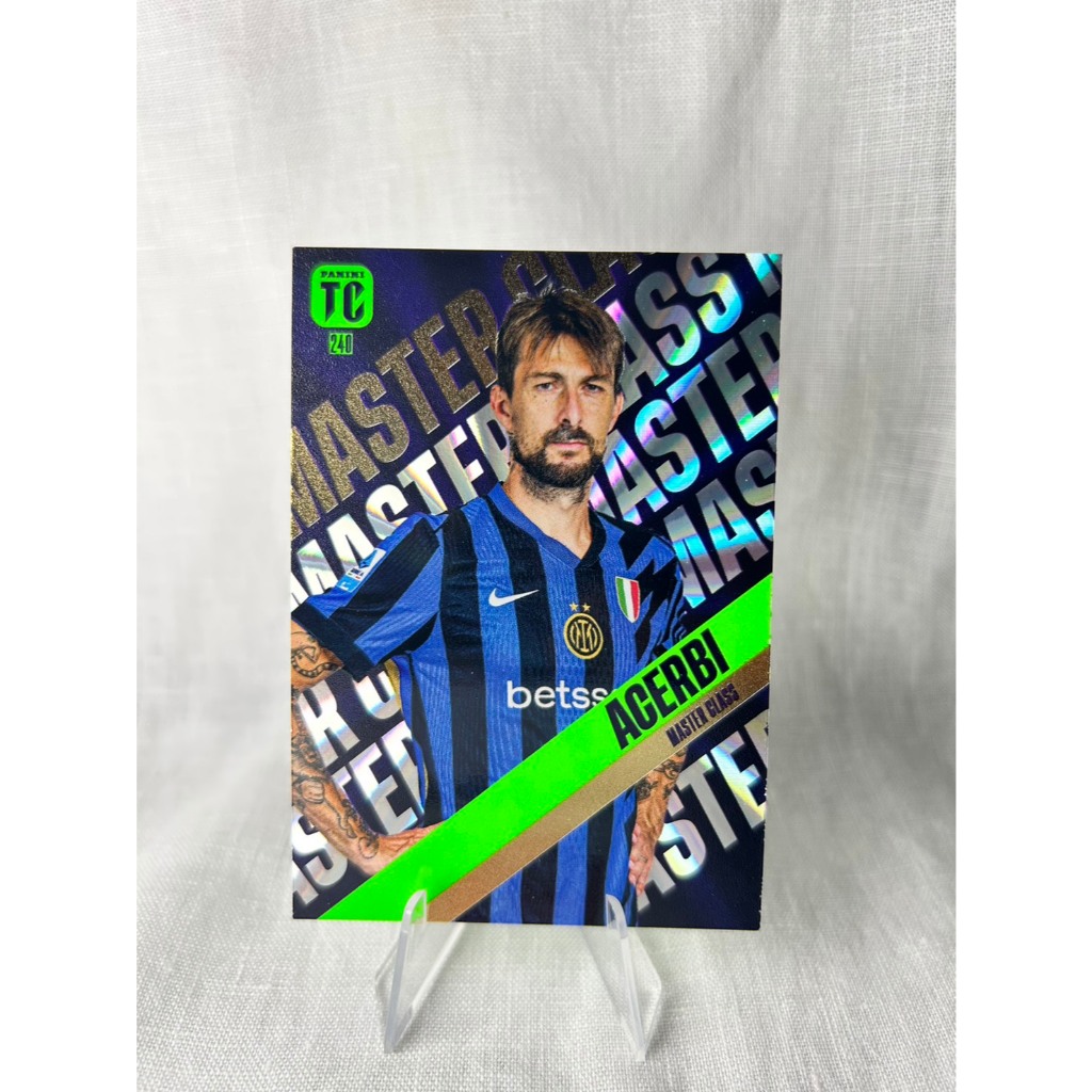 Francesco Acerbi Inter Milan Panini Top Class 2025 Master Class การ์ดฟุตบอล Rare ของแท้ พร้อมส่ง