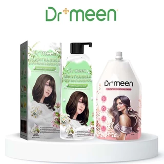 [เซ็ตเดียวจบ!แชมพูพืช+ทรีทเมนท์] Dr.Meen กู้ผมเสีย ปิดหงอก แชมพูเปลี่ยนสีผมสารสกัดจากธรรมชาติ