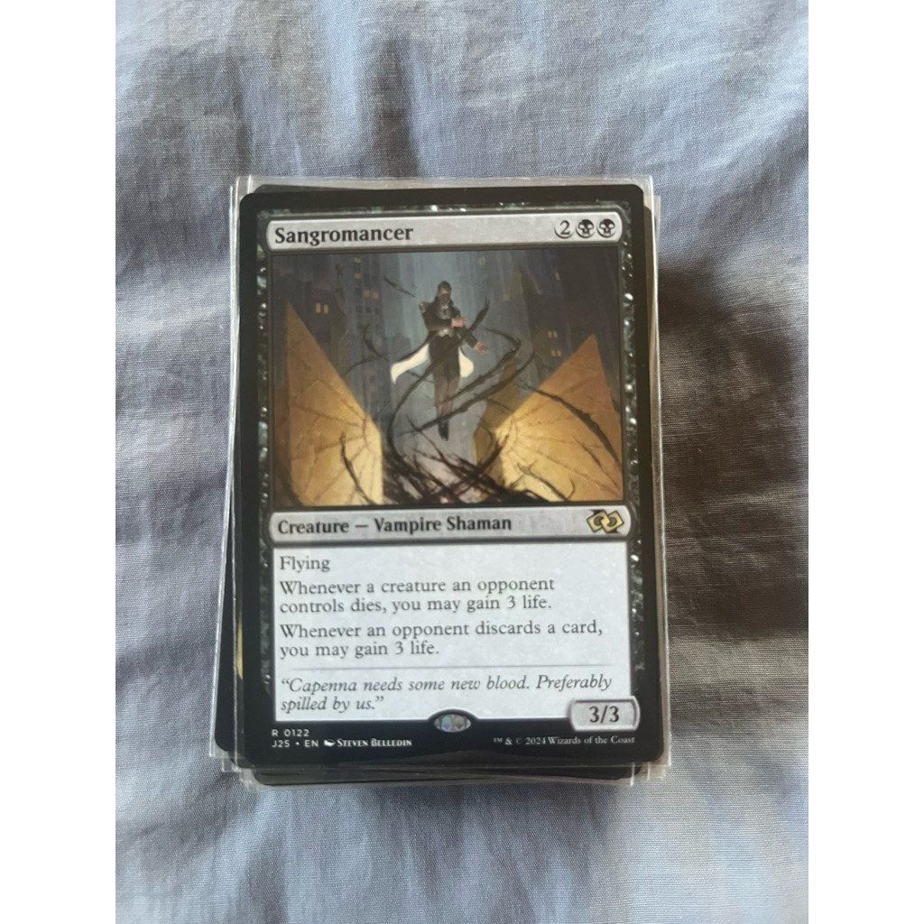 การ์ด MTG Sangromancer Black Magic the Gathering EDH รุ่น สภาพ Ex-Nm