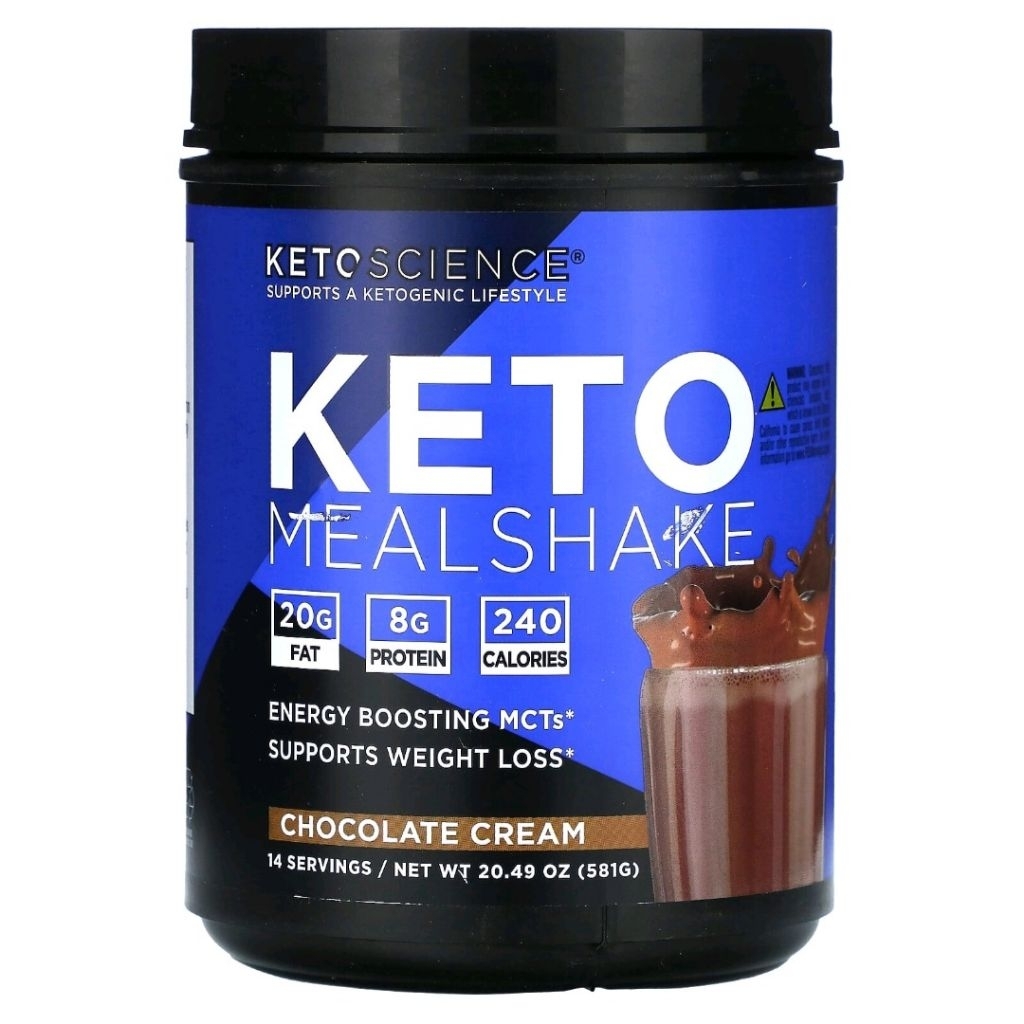 Keto Science, Keto Meal Shake, Chocolate Cream, 20.49 oz (581 g)