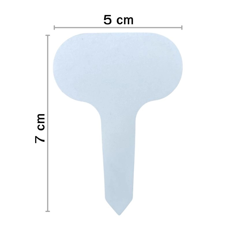 ป้ายต้นไม้ สีขาว กว้าง 5 CM สูง 7 CM