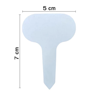 ป้ายต้นไม้ สีขาว กว้าง 5 CM สูง 7 CM