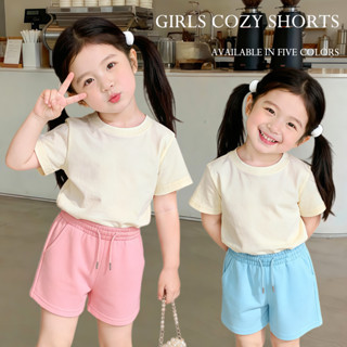 Betterland กางเกงขาสั้นเด็กผู้หญิง สไตล์เกาหลี ลําลอง สีสดใส…