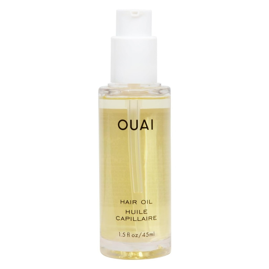 OUAI น้ำมันบำรุงผม 45ml กันความร้อน ลดชี้ฟู เงางาม ซ่อมแซมผมแตก ปราศจากพาราเบน-ซัลเฟต ใช้ทำสีได้