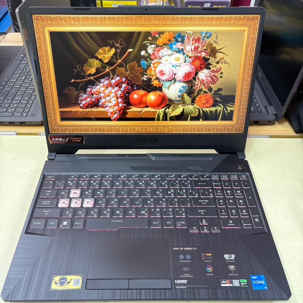 ASUS  TUF  GAMING  F15  FX506HF - HN014W  สภาพเครื่อง  80%