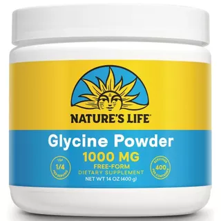 (พร้อมส่ง) NOW Foods / Nature's Life / Best Naturals / Source Naturals Glycine Pure Powder. ไกลซีน ผง