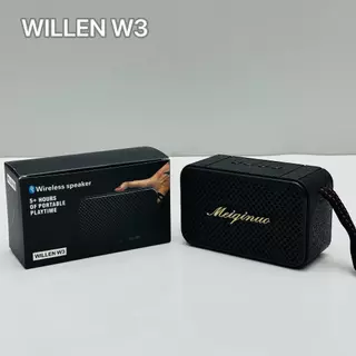ลำโพงบลูทูธไร้สาย รุ่น W03 รองรับ Bluetooth USB และ TF Card เชื่อมต่อได้ 2 ตัว พร้อมสายหิ้ว กำลังขับ 5W ของแท้ 100% ดีไซ
