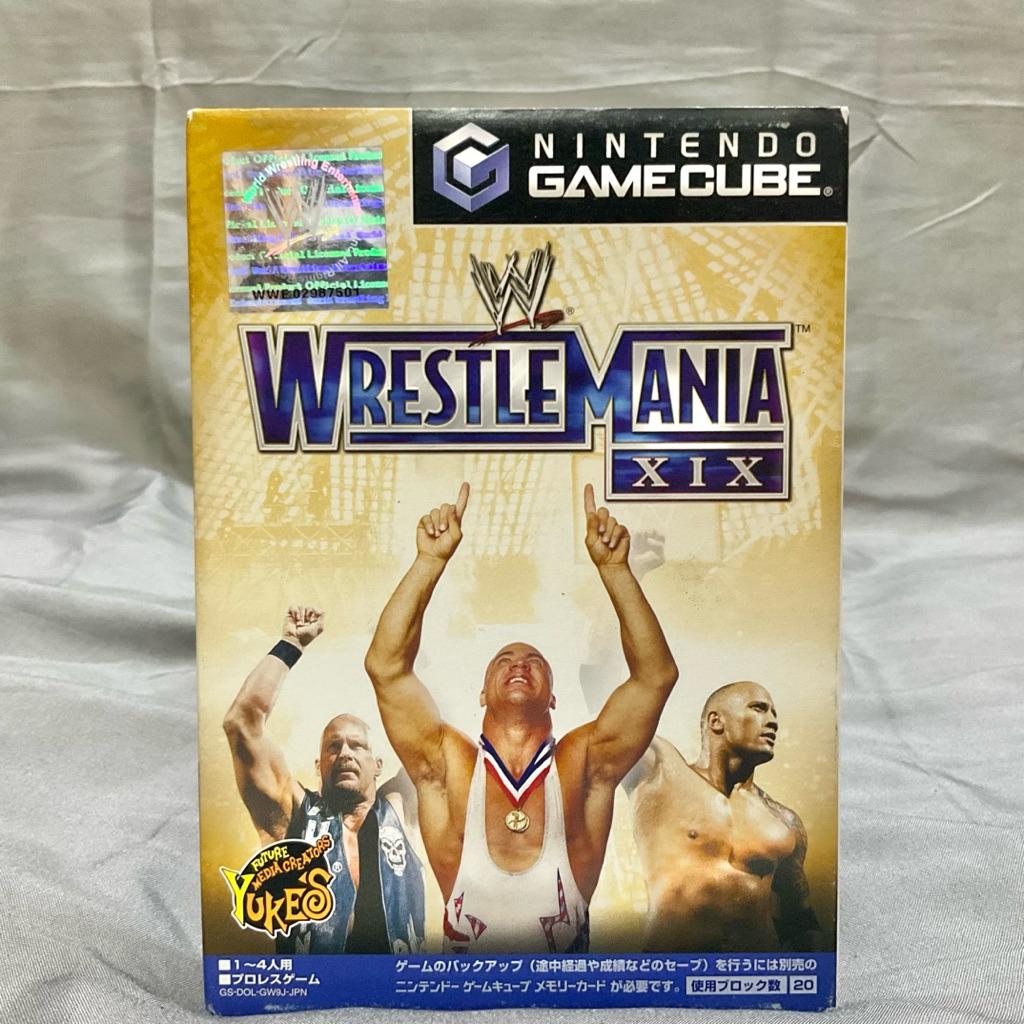แผ่นแท้ [GC] [0183] WWE WrestleMania XIX (GS-P-GW9J) Gamecube Game Cube