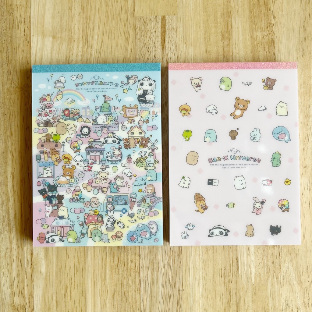 กระดาษโน๊ต A6 #notepad #sanx San-X Universe