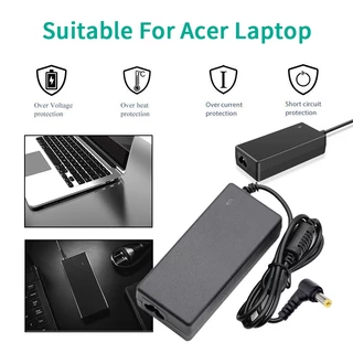 อะแดปเตอร์ Acer 19V 3.42A 65W 5.5*1.7mm อะแดปเตอร์โน๊ตบุ๊คAcer Notebook Adapter Charger พร้อมสายไฟAC Power