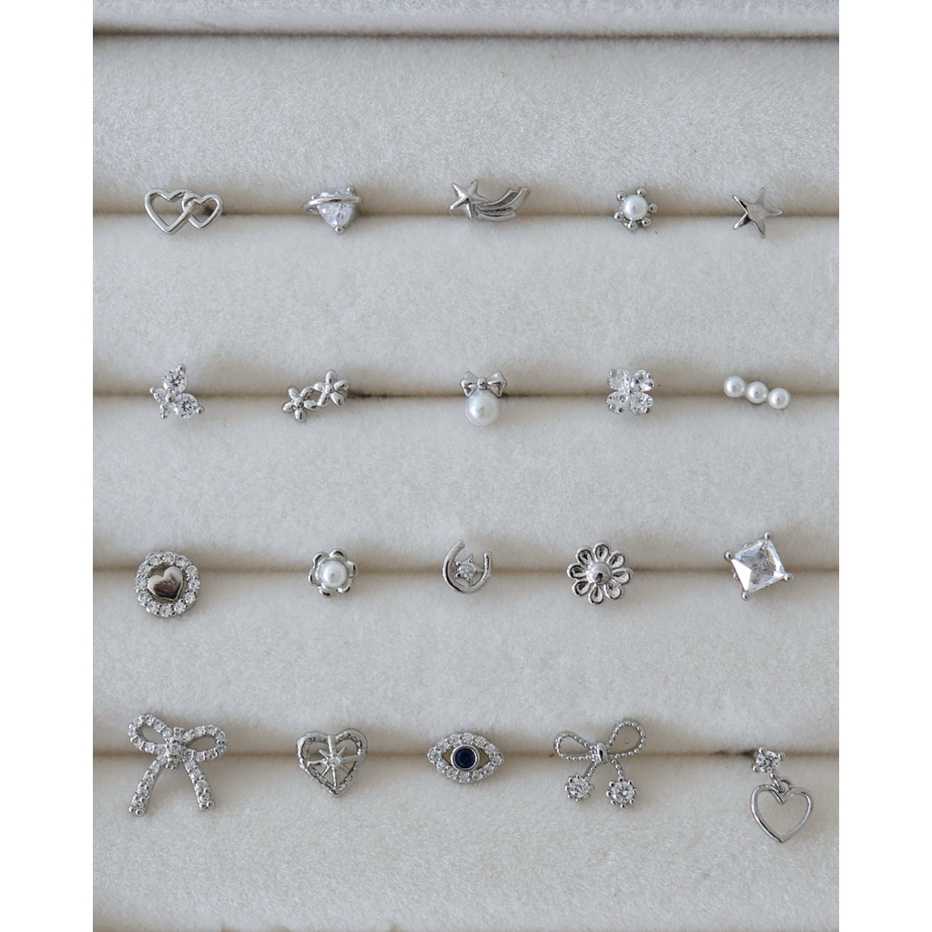 A.piece จิวแสตนเลส [surgical steel] Baby Bloom piercing (ราคาต่อข้าง) ราคา ถูกที่สุด ดีลบีเคเค แกลเลอรีภาพที่ 7