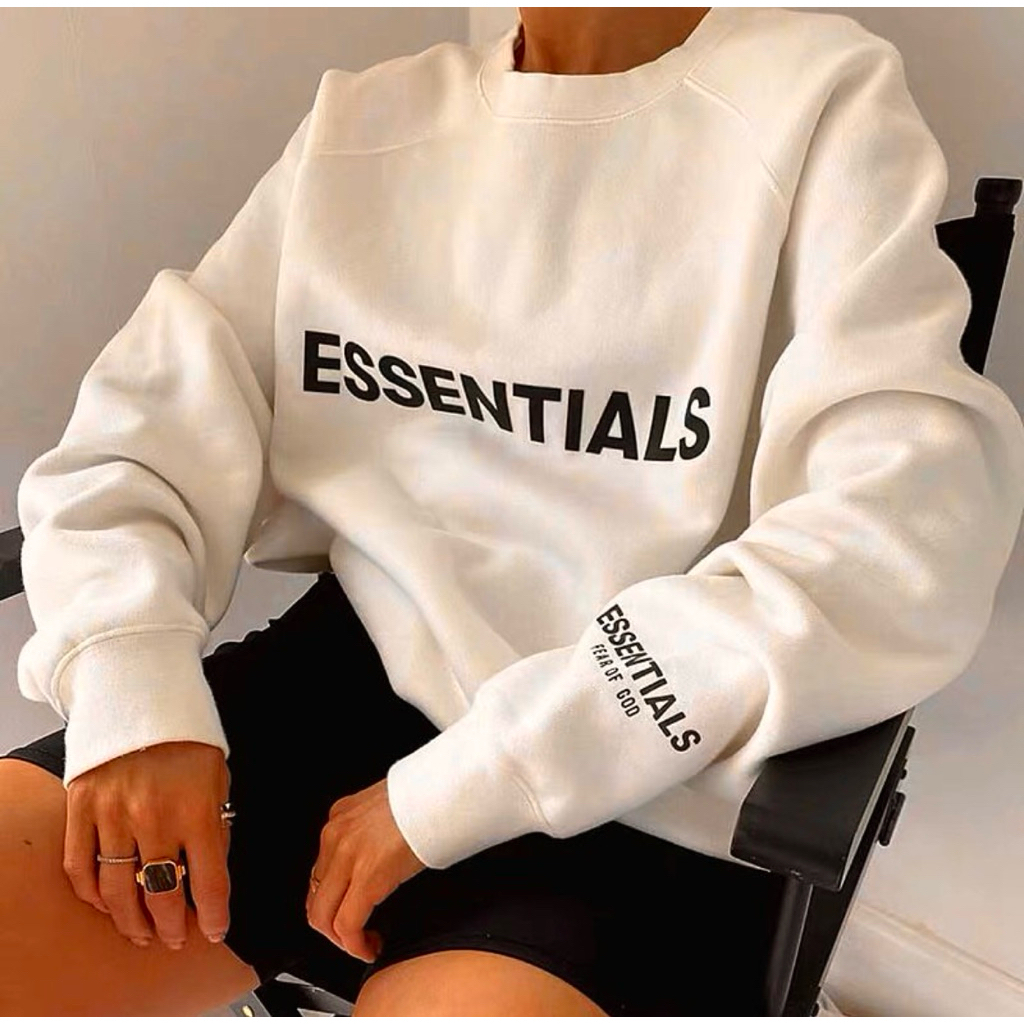ESSENTIALS - SS20 Sweater Buttercream S