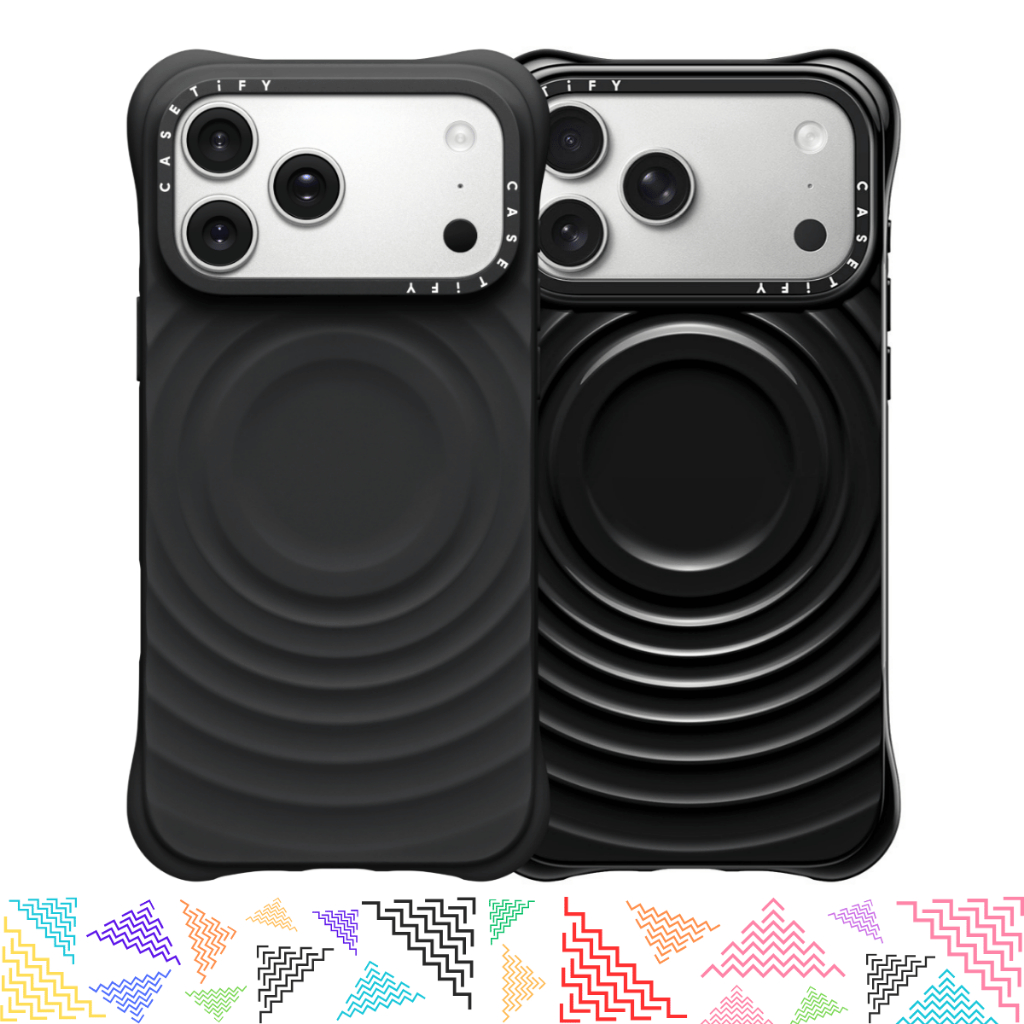 CASETiFY | Ripple Case - Black #เคสสำหรับ iPhone #แท้