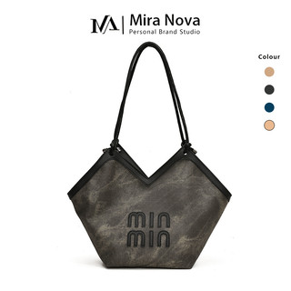 Mira Nova Tote Bag กระเป๋าคาดไหล่ กระเป๋าสะพายไหล่ กระเป๋าสะพายข้าง สีน้ำตาล กระเป๋าใต้วงแขน ของขวัญสำหรับผู้หญิง 9604